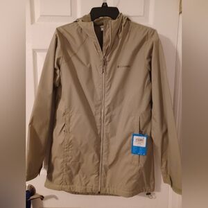 Columbia Womans Rain Jacket Gray Size